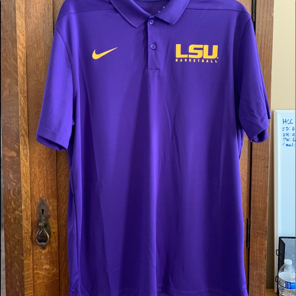 LSU basketball polo